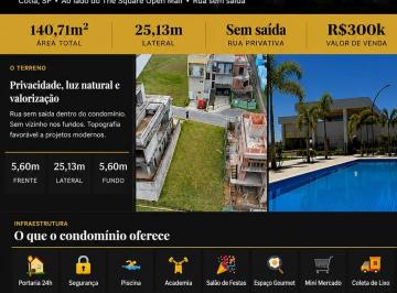 Terreno , Cotia · TERRENO À VENDA – THE SQUARE VILLAGE | GRANJA VIANA