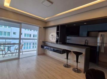 Apartamento · 57m² · 1 Quarto · 1 Vaga · Apartamento 1 Suíte no Edifício Legend, Mobiliado e Andar Alto - Gonzaga - Santos SP