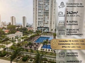 Apartamento · 242m² · 4 Quartos · 4 Vagas · Apartamento para alugar no bairro Chácara Santo Antônio (Zona Leste) - São Paulo/SP, Zona Leste