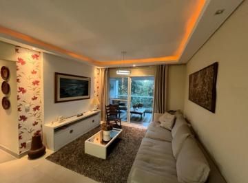 Sala de estar · Apartamento com 3 dormitórios (1 suíte) e vista privilegiada para mata preservad