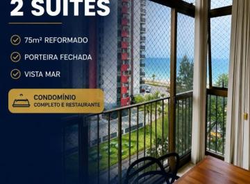 Apartamento de 2 quartos, Rio de Janeiro · Barra da Tijuca | Av. Lucio Costa (RHR) Apartamento 2 suites, 75m² - Vista Mar e Lagoa