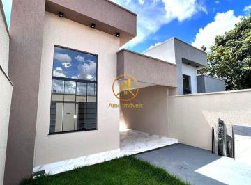 Casa · 125m² · 3 Quartos · 2 Vagas · **Casa Moderna de Alto Padrão | 3 Quartos (1 Suíte) | Chácara São Pedro – Aparecida de Goiânia**