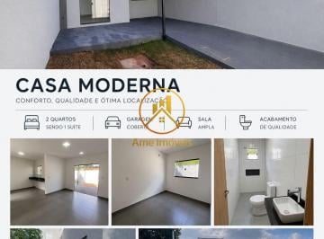 Casa · 80m² · 2 Quartos · 2 Vagas · Casa 02 quartos buriti sereno