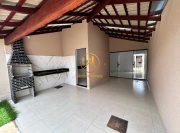 Casa · 102m² · 3 Quartos · 2 Vagas · Casa Moderna com Suíte + Churrasqueira | Residencial Hebron – Senador Canedo/GO por apenas R$ 330,0