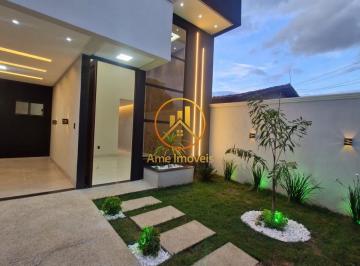 Casa · 137m² · 3 Quartos · 4 Vagas · Casa 3 Suítes com Piscina Aquecida – Vila Oliveira – Aparecida de Goiânia Excelente