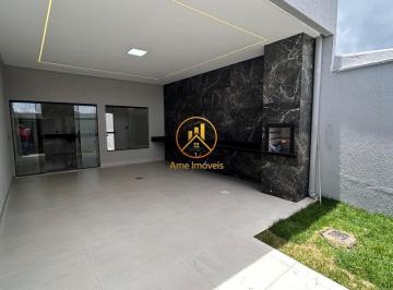 Casa · 95m² · 2 Quartos · 2 Vagas · Casa Moderna com Suíte + Churrasqueira | Flor do Ipê – Senador Canedo/GO
