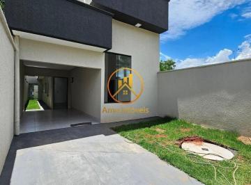 Casa · 115m² · 3 Quartos · 2 Vagas · Casa Moderna 03 qts à Praça | Parque Trindade – Aparecida de Goiânia
