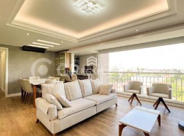 Foto 01 · Elegance Imóveis vende apartamento com 113 m2, 3 dormitórios, 3 suítes, sacada, 2 vagas. Jardim Lin