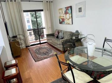Apartamento · 42m² · 1 Quarto · 1 Vaga · Flat disponível para locação próximo a Av. Santo Amaro e a Faculdade FMU.
