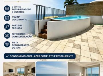 Apartamento de 2 quartos, Rio de Janeiro · Av. Lucio Costa: Cobertura 3 quartos sendo 2 Suites | 143m2 - Vrista espetacular para o Mar - Barra