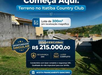 Terreno · 300m² · Terreno para venda em Condomínio Itatiba Country Club de 300.00m²