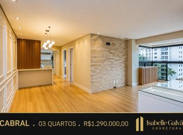 Apartamento de 3 quartos, Curitiba · 7º andar 03 quartos| Helbor Visionist - Cabral | 02 vagas