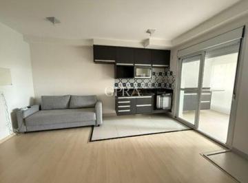 Apartamento · 40m² · 1 Quarto · 1 Vaga · Studio semi mobiliado no Jardim Aquarius com 40m² Varanda e Lazer Completo