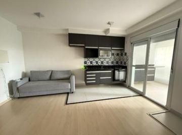 Apartamento · 40m² · 1 Quarto · 1 Vaga · Studio semi mobiliado no Jardim Aquarius com 40m² Varanda e Lazer Completo