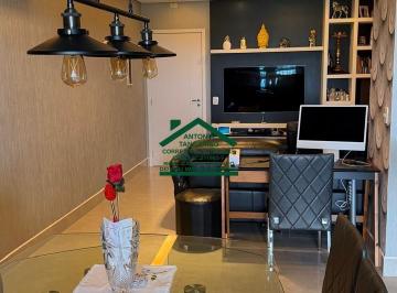 Apartamento · 86m² · 2 Quartos · 4 Vagas · APARTAMENTO MOBILIADO 85,5M²+44M²–2DORMS(1SUÍTE)–VARANDA GOURMET–4VAGAS–ARUJÁ/SP