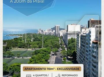 Apartamento de 4 quartos, Rio de Janeiro · 200m da Praia: Vista Mar-Apartamento 4 quartos| 110m2 | Mobiliado| Reformado| Aterro do Flamengo.