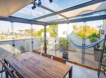 Apartamento · 128m² · 2 Quartos · 2 Vagas · Cobertura Porteira Fechada com Vista Livre, 2 suítes, Locação, 128 m² - Santa Felicidade - Curitiba/