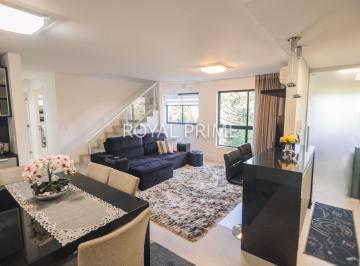 Apartamento · 128m² · 2 Quartos · 2 Vagas · Cobertura Porteira Fechada com Vista Livre, 2 suítes, Locação, 128 m² - Santa Felicidade - Curitiba/
