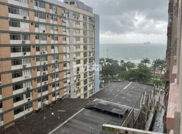 Apartamento · 38m² · 1 Quarto · Kitnet/Apartamento mobiliado no Embaré – frente mar | Aluguel R$ 3.300