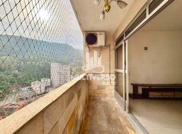 Apartamento · 93m² · 2 Quartos · 1 Vaga · Apartamento de 2 Dormitórios com Varanda no José Menino – Santos | 10º Andar