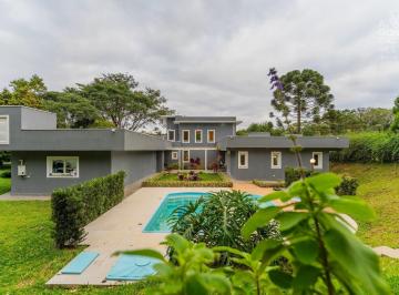 Casa · 390m² · 5 Quartos · 4 Vagas · Casa Térrea em Condomínio, 05 Suítes, 04 Vagas, Piscina Aquecida, Centro, Quatro Barras.