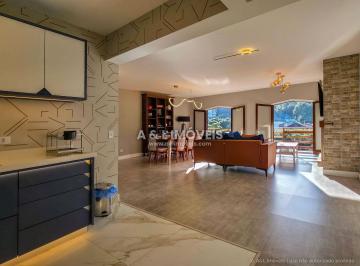 Apartamento · 125m² · 3 Quartos · 1 Vaga · Cobertura reformada no Capivari com 3 suítes e lareira