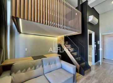 Sala integrada ao quarto · Apartamento com 1 quarto para alugar, 27 m²- Pinheiros - São Paulo/SP