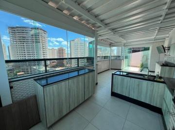 Apartamento · 115m² · 3 Quartos · 2 Vagas · Cobertura Mobiliado - Vila Caiçara, Praia Grande