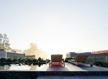 Apartamento · 33m² · 1 Quarto · 1 Vaga · Studio Moderno com Rooftop, Piscina e Academia