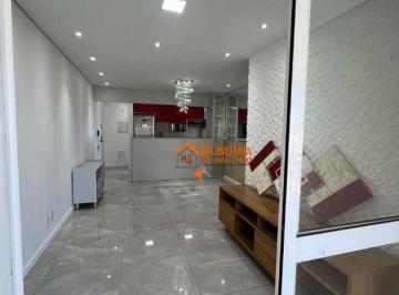 63e589f6da132082b613439c6d1f67c526dac103 · Apartamento com 3 dormitórios para alugar, 82 m² por R$ 6.060,00/mês - Gopoúva - Guarulhos/SP