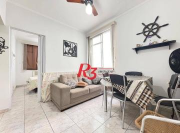 4d95bf37b1949d2cdaf7a6d67600e2bcb995f41b · Apartamento com 1 dormitório à venda, 38 m² por R$ 320.000,00 - Aparecida - Santos/SP