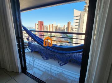 Apartamento · 53m² · 1 Quarto · 1 Vaga · Invista no Meireles: Flat Charmoso com Varanda e Vista para o Mar