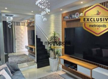 Sala · Sobrado com 3 dormitórios à venda, 157 m² por R$ 750.000,00 - Jardim das Maravilhas - Santo André/SP