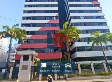 401a0f0dea6cbba166aa5a3251f4566b9736127a · Apartamento todo mobiliádo com 3 quartos para alugar, 109 m² - Cocó - Fortaleza/CE