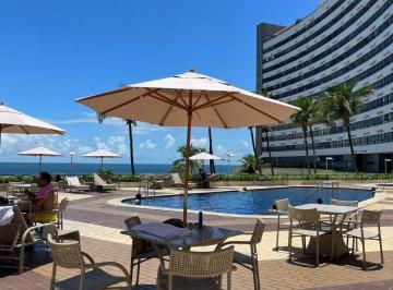 Apartamento de 1 quarto, Salvador · Apartamento espetacular ONDINA APART HOTEL 1/4 55m2 mobiliado Vista lateral mar infraestrutura
