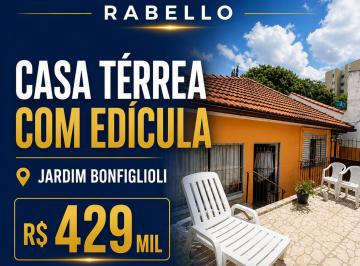 Casa de 3 quartos, São Paulo · Casa térrea prox ao centro do Jd Bonfiglioli - OPORTUNIDADE