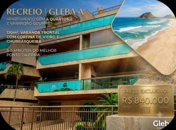 Apartamento de 4 quartos, Rio de Janeiro · Recreio| Av. Genaro de Carvalho| Apartamento 4 quartos com varanda de Frente, 140m3 - Gleba A Praia.