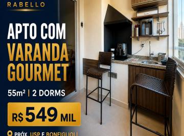 Apartamento de 2 quartos, São Paulo · Apto com varanda gourmet integrada - Prox a USP