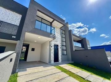 Casa · 128m² · 3 Quartos · 3 Vagas · Sobrado em condomínio fechado, com 3 dorm. à venda, 128m² por R$799.000 - Costeira - SJP/PR