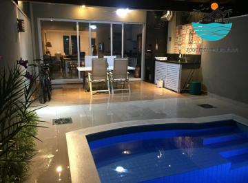 Foto 01 · Casa para alugar em condomínio fechado em Juquehy com 4 dormitórios, 2 suíte, 50m da praia - Acomoda
