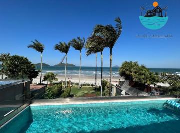 Foto 01 · Casa em Juquehy Pé na Areia para  Aluguel de temporada - c/ vista ao mar, 4 suítes, piscina privativ