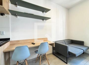 Esta kitnet mobiliada é uma excelente opção para quem busca conforto e praticida · Apartamento à Venda - Vila Olímpia, 1 Quarto, 24 m2