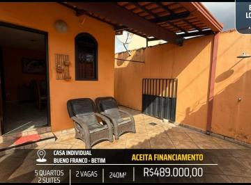 Casa · 200m² · 5 Quartos · 2 Vagas · CASA INDIVIDUAL COM 4 QUARTOS 2 SUITES - ACEITA FINANCIAMENTO