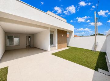 Casa · 114m² · 3 Quartos · 1 Vaga · Casa Térrea Moderna à Venda no Bairro São Marcos em Campo Largo, 3 Quartos com Suíte
