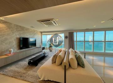 Apartamento · 140m² · 1 Quarto · 2 Vagas · Apartamento para Aluguel na Beira Mar com vista frente mar - Meireles, Fortaleza, CE