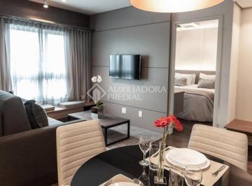 Apartamento · 43m² · 1 Quarto · 1 Vaga · Excelente oportunidade em frente ao Parcão. mobiliado