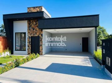 Casa · 133m² · 3 Quartos · 4 Vagas · Casa de condomínio - Térrea com 3 quartos à Venda, Chácara Santa Terezinha - Araçoiaba da Serra