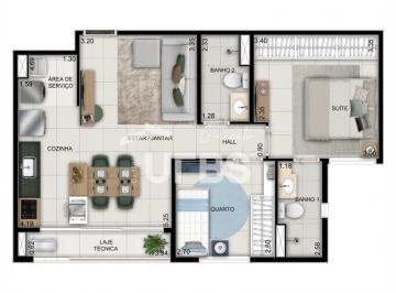 Apartamento · 62m² · 2 Quartos · 1 Vaga · Apartamento a venda no Wish Vaca Brava de 62m² 2 quartos próximo ao Parque Vaca Brava