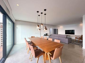 Imagem sala jantar · Casa Nova com 310 m², 3 Suítes e Piscina com Borda Infinita à Venda-Alphaville