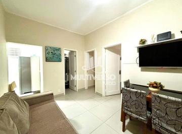 Apartamento · 56m² · 2 Quartos · PRÉDIO FRENTE MAR - APARTAMENTO 2 DORMITÓRIO - PORTEIRA FECHADA - EMBARÉ